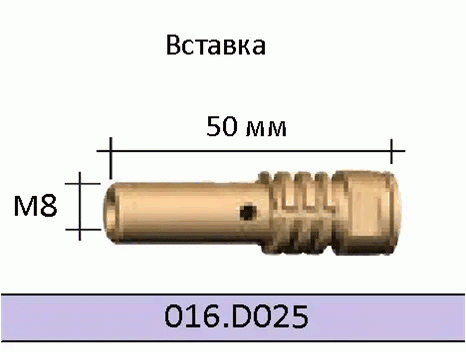 016.D025/Вставка TR 18x4/M8/55