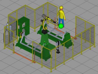 Роботизований комплекс для зварювання твердо паливних котлів